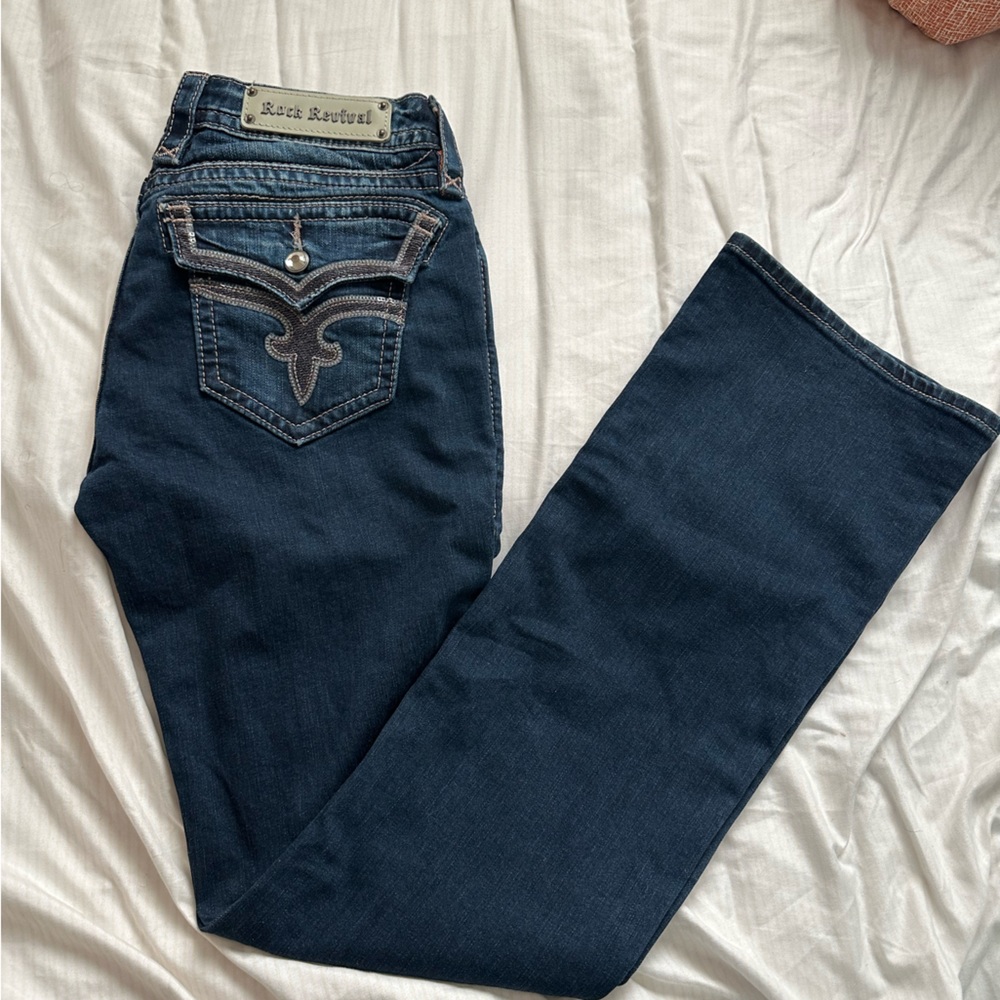 Size 31 women’s rock revival boot cut jeans